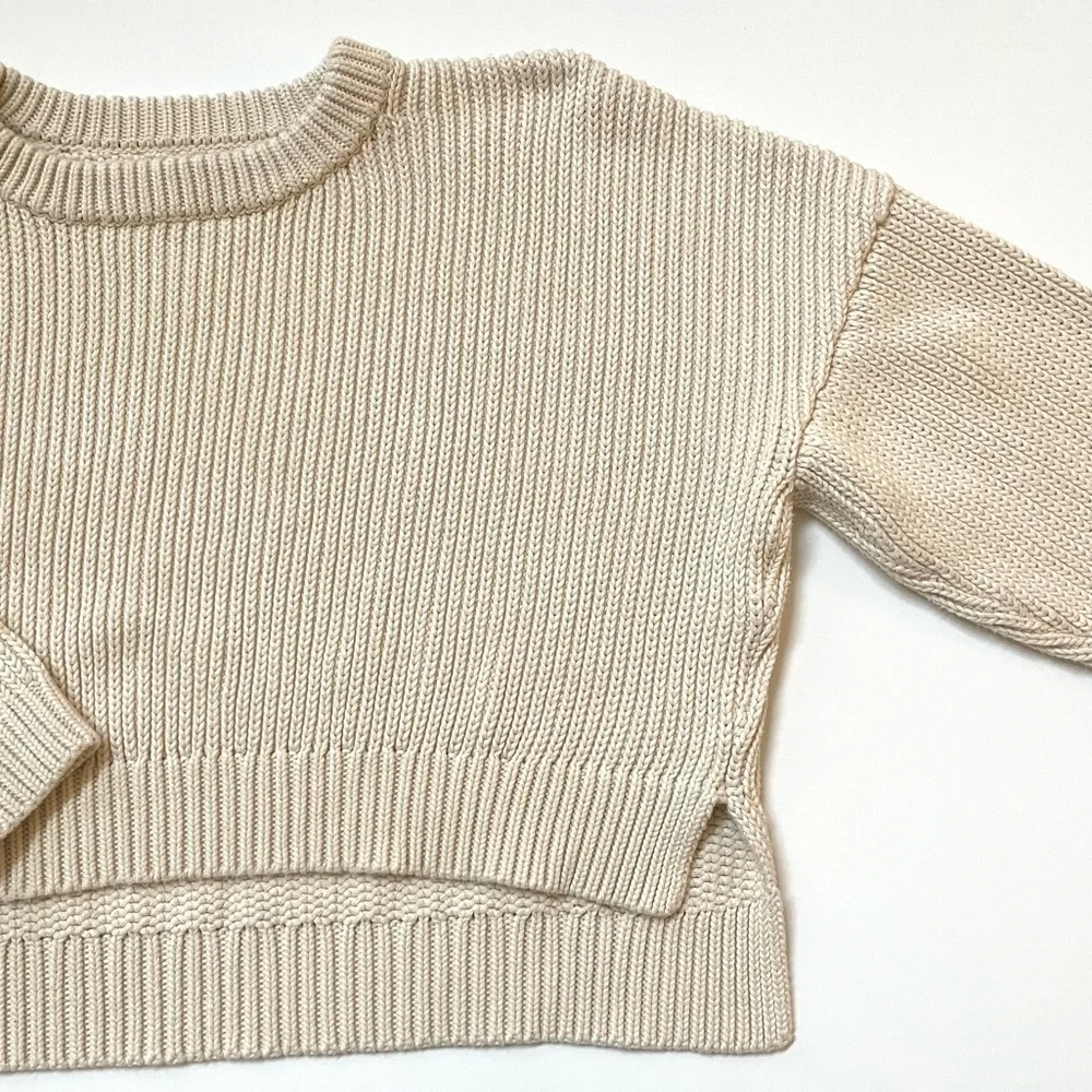 Tradlands Cottage Crewneck chunky oversized sweater_11